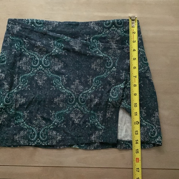 NWOT- Free People Take It Easy Paisley Wrap Skirt - Picture 4 of 5